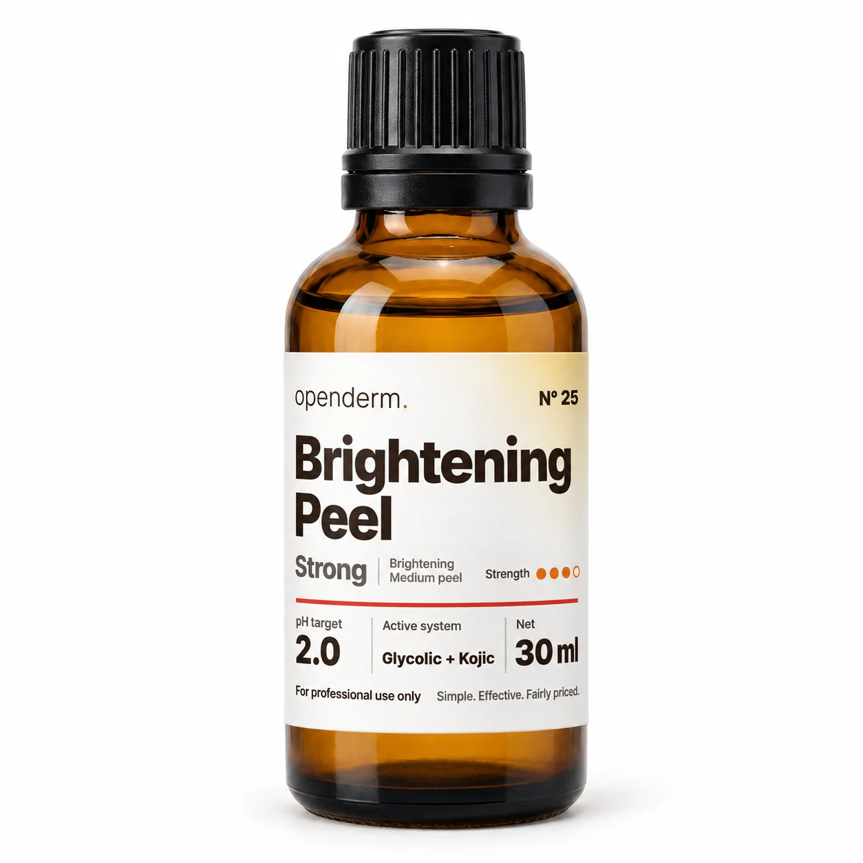 OPENDERM Brightening Peel · Strong — product photograph