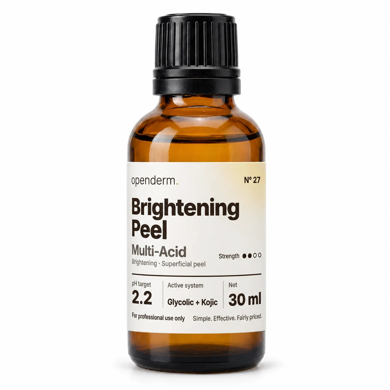OPENDERM Brightening Peel · Multi-Acid — product photograph