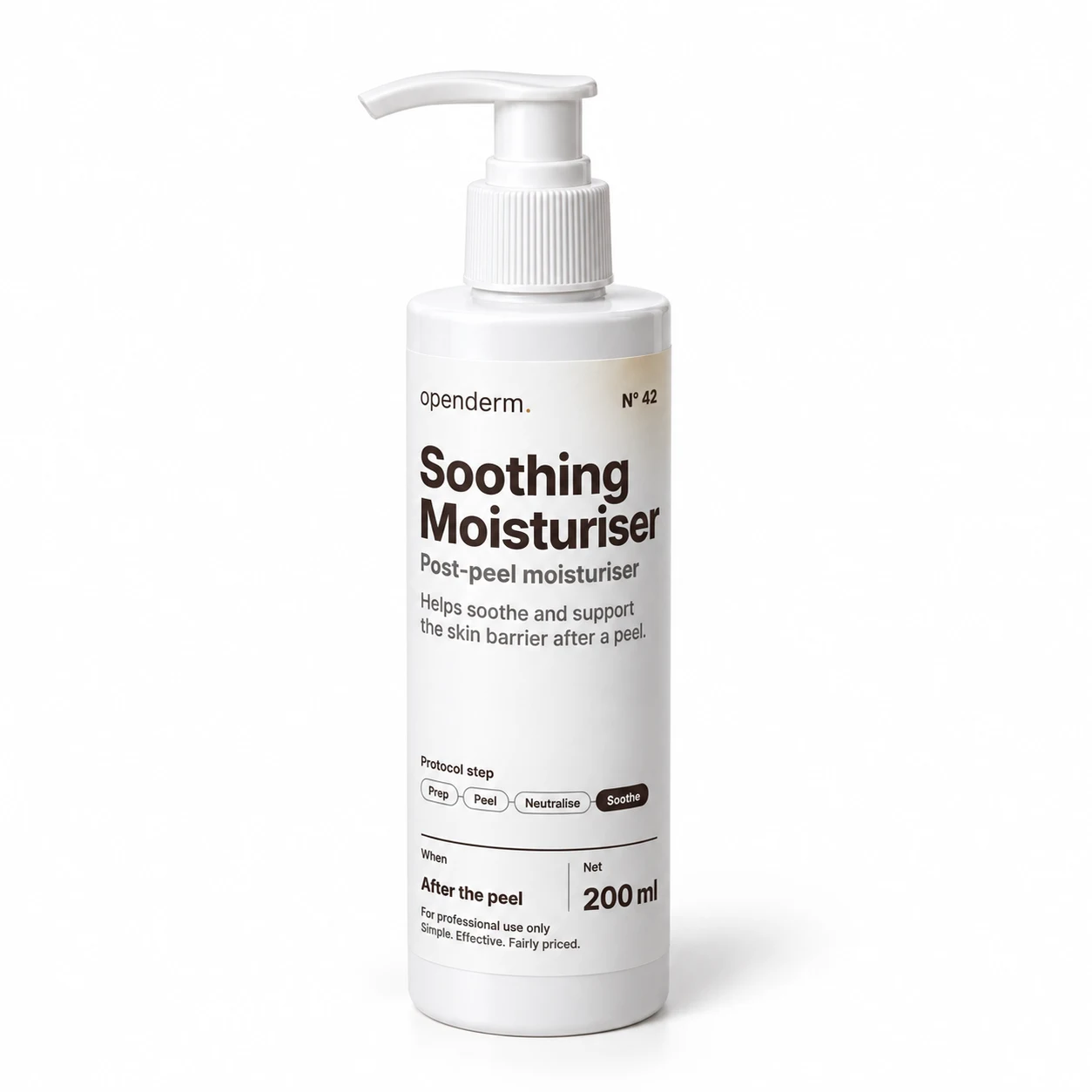 OPENDERM Soothing Moisturiser — product photograph