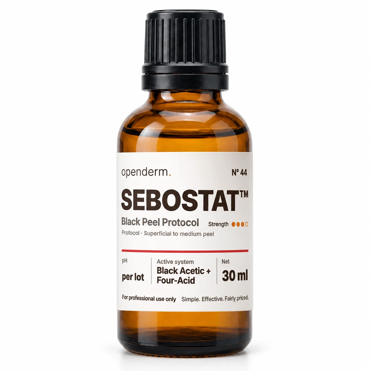 OPENDERM SEBOSTAT™ Black Peel Protocol — product photograph