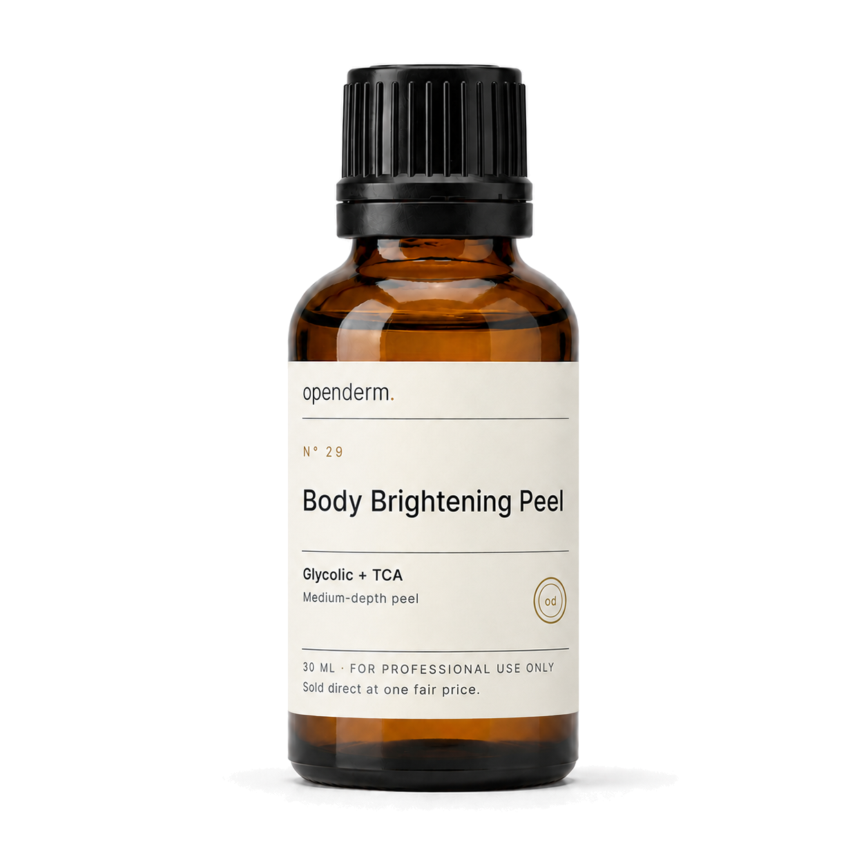 OPENDERM Body Brightening Peel — product photograph